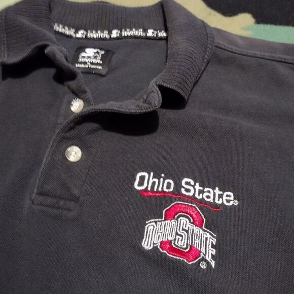 Starter brand Ohio State Polo Style Top M  (0193-LG) - Picture 2 of 6